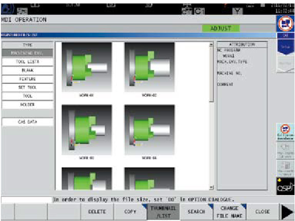 Preset-uri utilizate pentru aplicații similare ulterioare - Sistem anti-coliziune mașini CNC