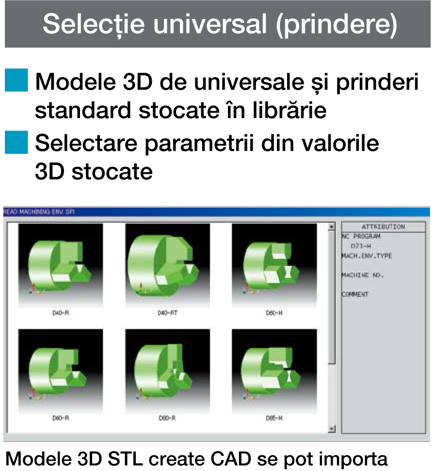 Pasul 2 - Selectare tip prindere / universal