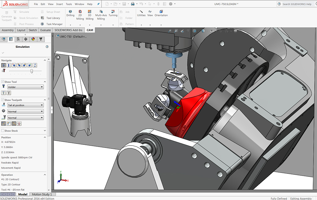 prelucrarea CNC în 5-axe