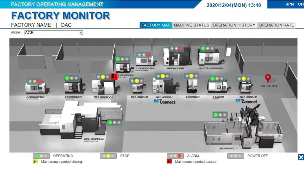 Connect Plan - Soluția Smart Factory OKUMA