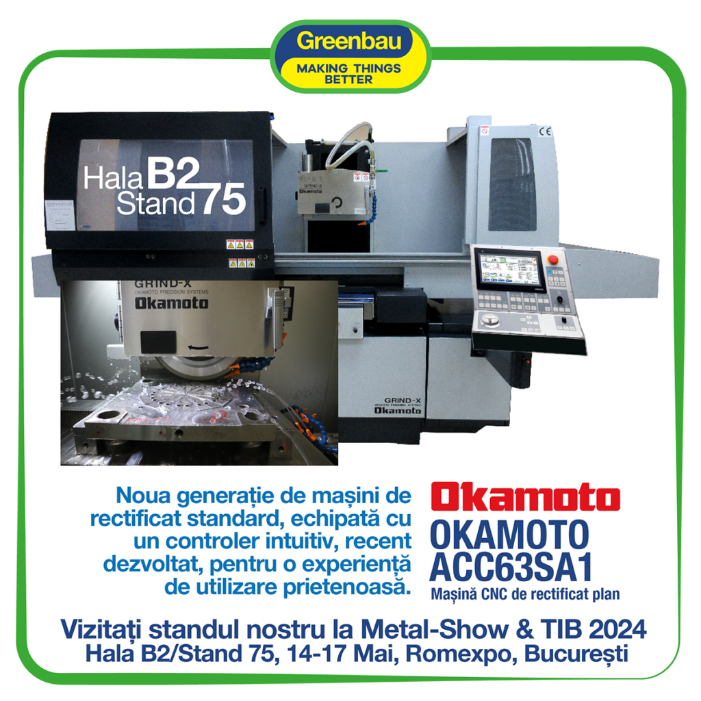 Okamoto ACC63SA1 mașină CNC de rectificat - MetalShow & TIB 2024